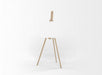 Free White Canvas On A Easel Psd