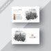 Free White Modern Business Card Psd
