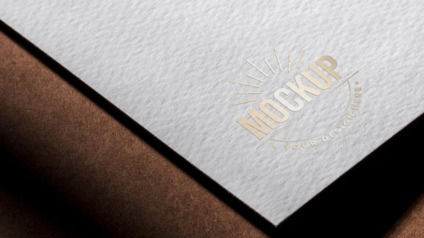 Free White Paper Business Card Mock-Up Psd