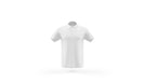 Free White Polo Shirt Mockup Template Isolated, Front View Psd