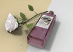 Free White Rose Beside Perfume Bottle Psd