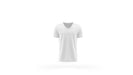 Free White T-Shirt Mockup Template Isolated, Front View Psd