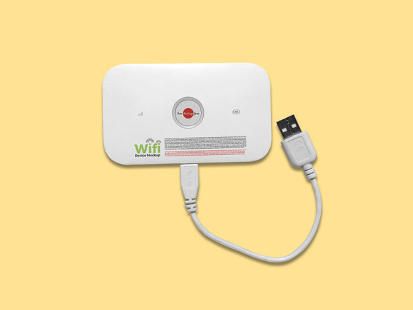 Free Wifi Device Mockup