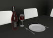 Free Wine Bottle Mockup Psd