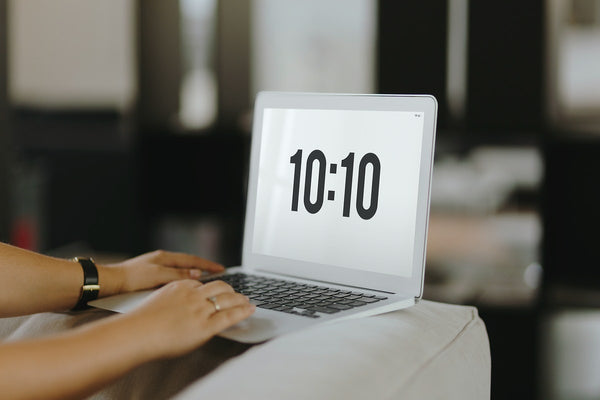 Free Woman Working On A Laptop