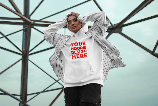 Free Women’S Hoodie Mockup