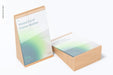 Free Wood Card Frame Holders Mockup, Perspective Psd