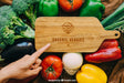 Free Wood Table Mockup With Vegetable Designs Psd