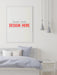 Free Wooden Frame Mockup Interior In A Bed Room Psd
