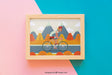 Free Wooden Frame Mockup Psd