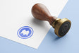 Free Wooden Stamp Mockup