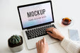 Free Work Station Table Business Technology Psd