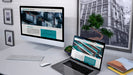 Free Workspace Mockup With Computer Psd