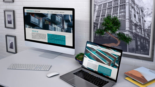 Free Workspace Mockup With Computer Psd