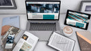 Free Workspace Mockup With Computer Psd