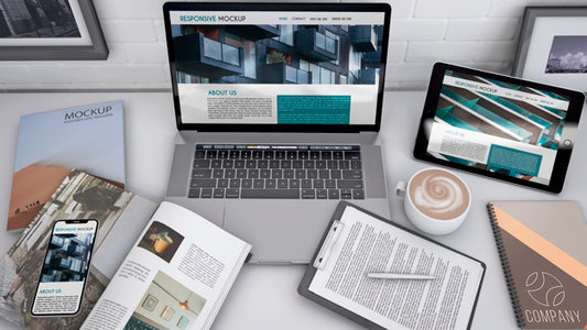Free Workspace Mockup With Computer Psd