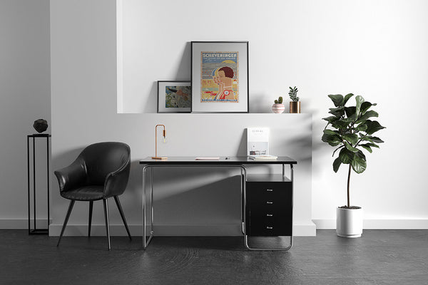 Free Workspace Poster Mockup