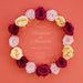 Free Wreath Of Roses Save The Date Psd