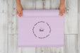 Free Yoga Mat Mock-Up On The Floor Psd
