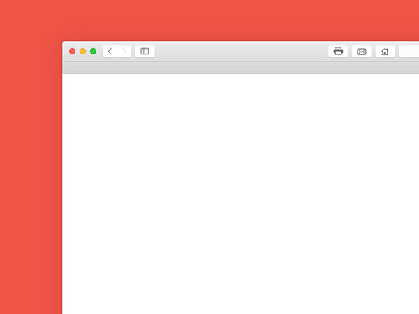 Free Yosemite Safari Browser – Psd Mockup