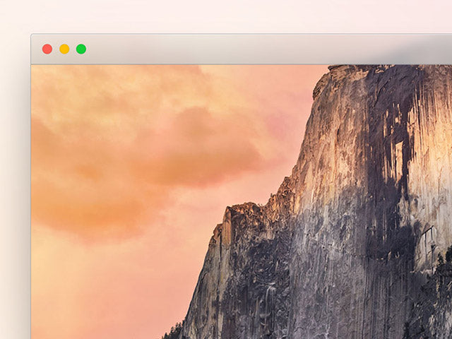Free Yosemite Window Frame Psd – DreamBundles