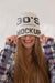 Free Young Woman Wearing Beanie Mockup Psd